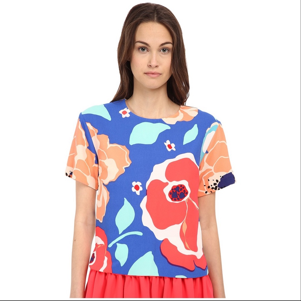 Kate Spade Ramona Floral Shirt Multicolor Size 6